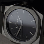 Reloj gun color con 3 manecillas gun color y dial negro
