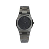 Reloj gun color con 3 manecillas y dial gun color