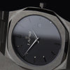 Reloj gun color con 2 manecillas y dial gun color con fecha