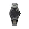 Reloj gun color con 2 manecillas y dial gun color con fecha
