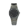 Reloj gun color con 3 manecillas y dial gun color con fecha