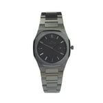 Reloj gun color con 3 manecillas y dial gun color con fecha