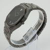 Reloj gun color con 2 manecillas y dial gun color con fecha