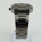 Reloj gun color con 2 manecillas y dial gun color con fecha