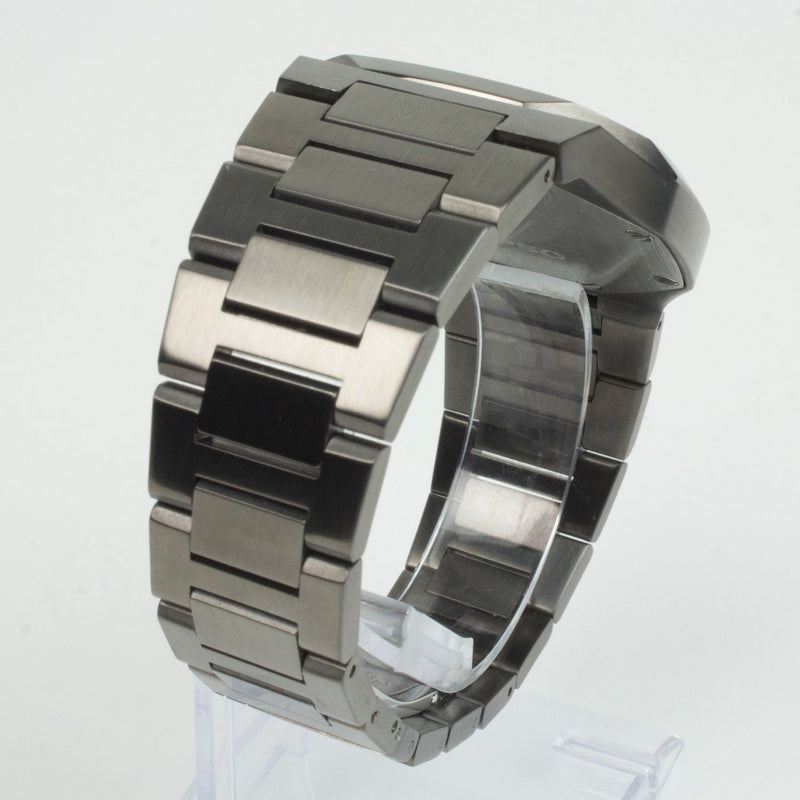Reloj gun color de 2 manecillas y dial gun color