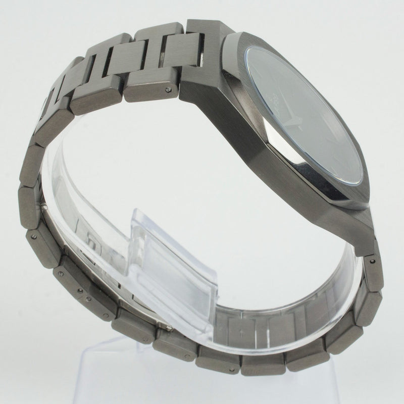 Reloj gun color de 2 manecillas y dial gun color
