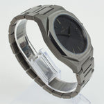Reloj gun color de 2 manecillas y dial gun color