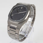 Reloj gun color con 3 manecillas gun color y dial negro con fecha