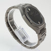 Reloj gun color con 3 manecillas gun color y dial negro con fecha