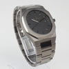 Reloj gun color con 3 manecillas gun color y dial negro con fecha