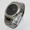 Reloj gun color con 3 manecillas gun color y dial negro