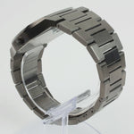 Reloj gun color con 3 manecillas gun color y dial negro