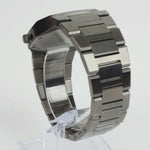Reloj gun color con 3 manecillas gun color y dial negro