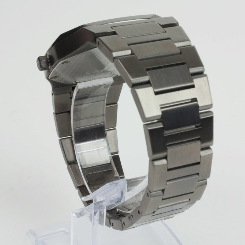 Reloj gun color con 3 manecillas gun color y dial negro