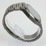 Reloj gun color con 3 manecillas gun color y dial negro