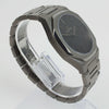 Reloj gun color con 3 manecillas gun color y dial negro