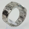 Reloj plateado con 3 manecillas y dial blanco con fecha