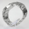 Reloj plateado con 3 manecillas y dial blanco