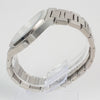 Reloj plateado con 3 manecillas y dial plateado