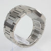Reloj plateado con 3 manecillas y dial plateado