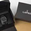 Reloj gun color con 3 manecillas gun color y dial negro con fecha